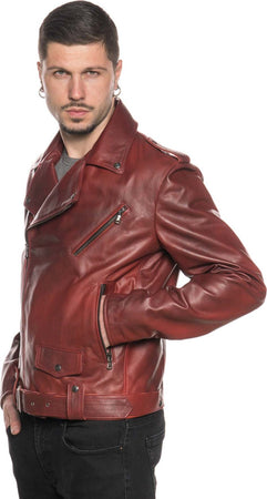 Chiodo-Tre-Tasche---Chiodo-Uomo-Bordeaux-in-vera-pelle