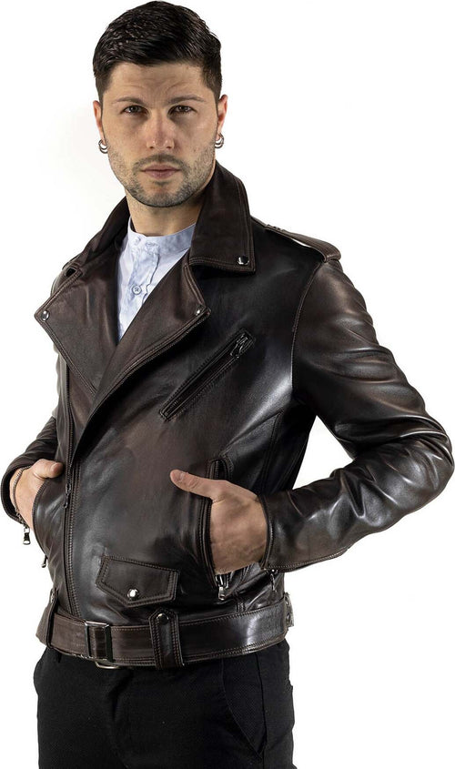 Chiodo-Tre-Tasche---Chiodo-Uomo-Testa-di-Moro-in-vera-pelle