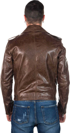 Chiodo-Tre-Tasche---Chiodo-Uomo-Testa-di-Moro-Oil-Vintage-in-vera-pelle