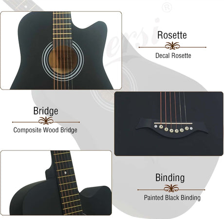 Chitarra Acustica In Legno 6 Corde In Metallo Strumento Musicale Giocattolo 6+ Giochi e giocattoli/Strumenti musicali giocattolo/Chitarre e strumenti a corda Trade Shop italia - Napoli, Commerciovirtuoso.it