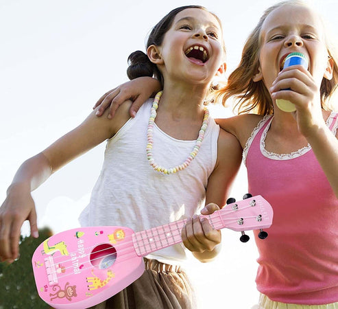 Chitarra Ukulele Con 4 Corde Giocattolo In Plastica Da 44 Cm Per Bambini Q-gu05 Giochi e giocattoli/Strumenti musicali giocattolo/Chitarre e strumenti a corda Trade Shop italia - Napoli, Commerciovirtuoso.it