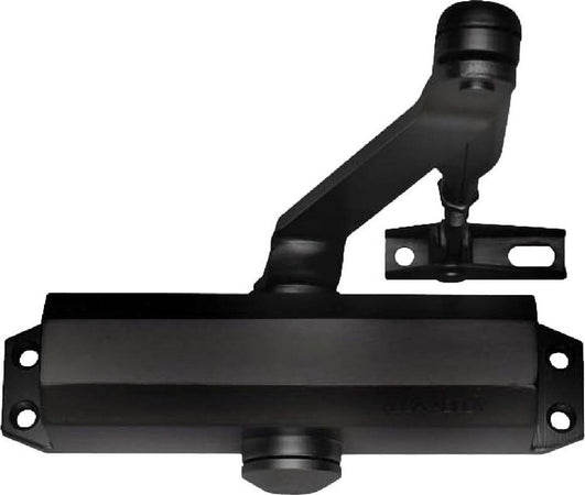 CHIUDIPORTA-AEREO-'DC110'-col.argento---con-fermo-Assa-Abloy