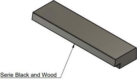 Chiusura Doga in duropolimero effetto legno Noce sfondo nero 2800x27x12 Fai da te/Pitture trattamenti per pareti e utensili/Strumenti per carta da parati e posa carta da parati/Bordi per carta da parati Led Mall Home - Napoli, Commerciovirtuoso.it