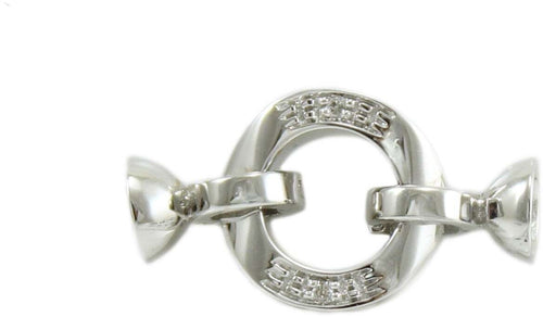 Chiusura per Collana Donna in Oro Bianco E Diamanti Coscia