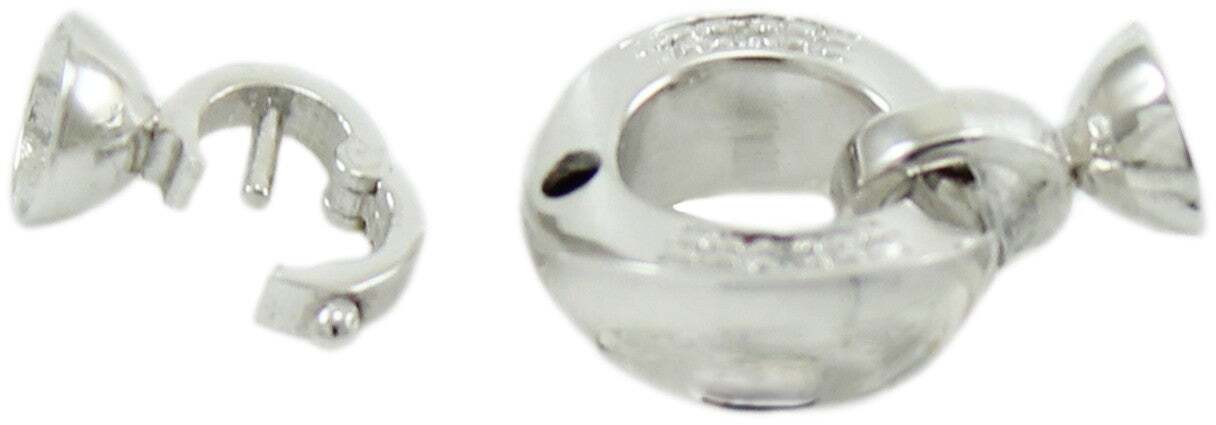 Chiusura per Collana Donna in Oro Bianco E Diamanti Coscia