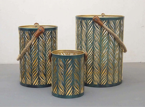 CHO---set-di-3-lanterne-in-metallo-Verde-Milani-Home