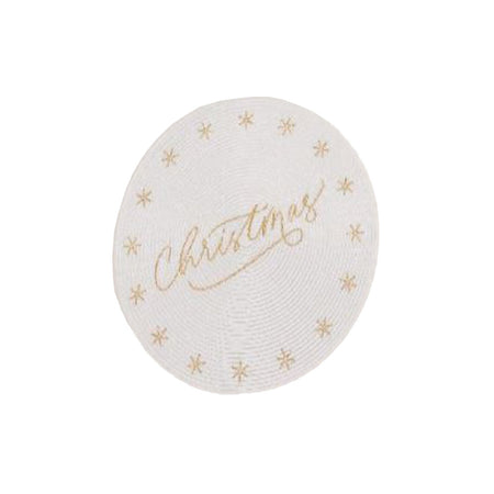Tovaglietta in PP decorata tonda Ø 38 cm per decorazioni natalizie