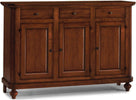 CHRISTOPHER---credenza-in-legno-massello-150x43x98-Tinta-noce-Milani-Home