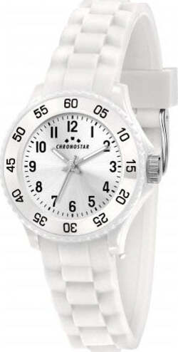 Chronostar-Rocket-29mm-3h-silv-dial-whit-silicon-st
