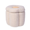 Pouf e Scatola Giochi Childhome Flower 35x35x35