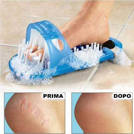 Ciabatta Esfoliante Pantofola Ventose Setole Scrub Pulizia Massaggia Pedicure Bellezza/Manicure e pedicure/Cura per mani e piedi/Prodotti per pediluvio Trade Shop italia - Napoli, Commerciovirtuoso.it