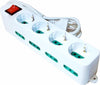 CIABATTA MULTIPRESA ELETTRICA 12 POSTI 4 SCHUKO PRESA INTERRUTTORE SICUREZZA Fai da te/Materiale elettrico/Multiprese Trade Shop italia - Napoli, Commerciovirtuoso.it