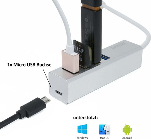 Ciabatta Usb Multipresa Hub Con 4 Porte Usb 3.0 + Micro Usb Per Pc E Laptop Informatica e Videogiochi > Accessori PC > Adattatori e Convertitori Trade Shop italia - Napoli, Commerciovirtuoso.it