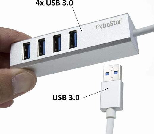 Ciabatta Usb Multipresa Hub Con 4 Porte Usb 3.0 + Micro Usb Per Pc E Laptop Informatica e Videogiochi > Accessori PC > Adattatori e Convertitori Trade Shop italia - Napoli, Commerciovirtuoso.it