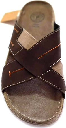 Ciabatte Uomo Vera Pelle - Made In Italy Tomaia Incrociata Antiscivolo Aperte Ciabatta Estiva Incrociata Patrizia Azzi Arizzonaart. 8001 pantoffola uomo L'Orchidea - Siderno, Commerciovirtuoso.it