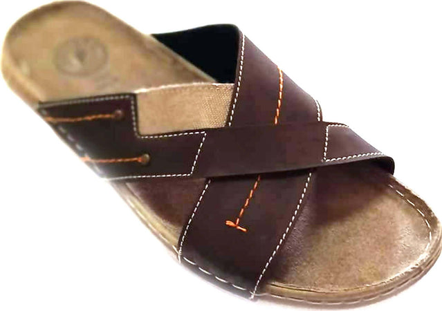 Ciabatte Uomo Vera Pelle - Made In Italy Tomaia Incrociata Antiscivolo Aperte Ciabatta Estiva Incrociata Patrizia Azzi Arizzonaart. 8001 pantoffola uomo L'Orchidea - Siderno, Commerciovirtuoso.it
