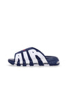 Nike Ciabatte Uomo Air More Uptempo Slide Midnight Navy/university Red/white/clear da uomo