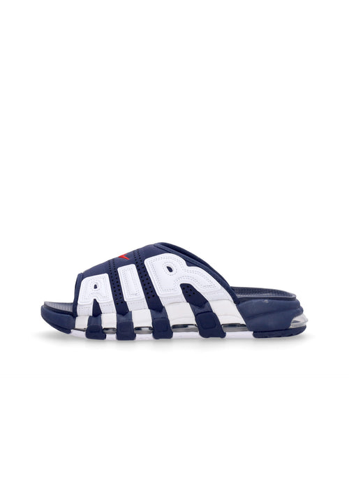 Nike Ciabatte Uomo Air More Uptempo Slide Midnight Navy/university Red/white/clear da uomo