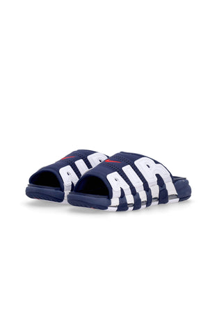 Nike Ciabatte Uomo Air More Uptempo Slide Midnight Navy/university Red/white/clear da uomo