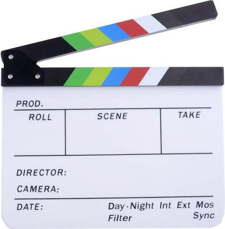 Ciak Cinematografico Acrilico In Legno Da Regista Dimensione 25 X 20cm Azione Elettronica/Foto e videocamere/Accessori/Accessori fotocamera digitale/Kit di accessori Trade Shop italia - Napoli, Commerciovirtuoso.it