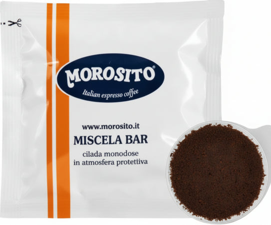 Cialde Caffè 44 mm - 150 PZ Cialde per macchinette di caffè Morosito Caffè - Capo d'Orlando, Commerciovirtuoso.it