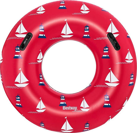Ciambella Gonfiabile Fashion Nautical Salvagente 119cm Con Maniglie Estate 36353 Giochi e giocattoli/Sport e giochi all'aperto/Giochi aquatici e piscine per bambini/Canotti e gonfiabili galleggianti Trade Shop italia - Napoli, Commerciovirtuoso.it