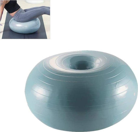 Ciambella Palla Gonfiabile Allenamento Esercizio Yoga Pilates Con Pompa Grigio Sport e Tempo Libero > Attrezzi e Abbigliamento Sportivo > Attrezzi per Esercizi Trade Shop italia - Napoli, Commerciovirtuoso.it