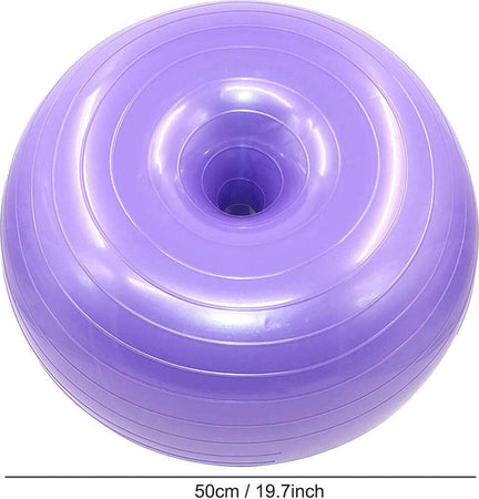 Ciambella Palla Gonfiabile Esercizio Allenamento Pilates Yoga Con Pompa Viola Sport e Tempo Libero > Attrezzi e Abbigliamento Sportivo > Attrezzi per Esercizi Trade Shop italia - Napoli, Commerciovirtuoso.it