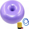 Ciambella-Palla-Gonfiabile-Esercizio-Allenamento-Pilates-Yoga-Con-Pompa-Viola