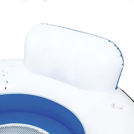 CIAMBELLA POLTRONA COOLERZ LUXURY CON SCHIENALE 119 CM BLU E BIANCO Giochi e giocattoli/Sport e giochi all'aperto/Giochi aquatici e piscine per bambini/Canotti e gonfiabili galleggianti Trade Shop italia - Napoli, Commerciovirtuoso.it