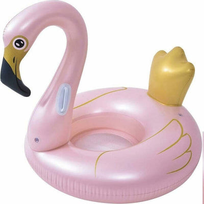 Ciambella-Salvagente-Cavalcabile-Fenicottero-Rosa-Bambini-115cm-Mare-Piscina