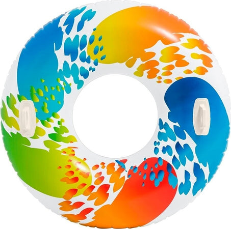 CIAMBELLA SALVAGENTE GONFIABILE 122 CM MULTICOLORE MANIGLIE MARE PISCINA Giochi e giocattoli/Sport e giochi all'aperto/Giochi aquatici e piscine per bambini/Giochi e giocattoli da piscina/Salvagenti Trade Shop italia - Napoli, Commerciovirtuoso.it