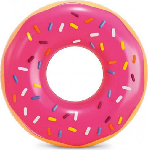 Ciambella salvagente gonfiabile colore rosa da mare e piscina Ø 99 cm