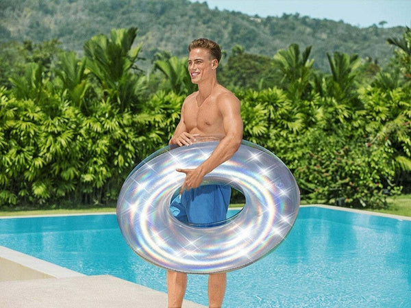 Ciambella Salvagente Gonfiabile Iridescente 107 Cm Mare Spiaggia Piscina 36240 Giochi e giocattoli/Sport e giochi all'aperto/Giochi aquatici e piscine per bambini/Canotti e gonfiabili galleggianti Trade Shop italia - Napoli, Commerciovirtuoso.it