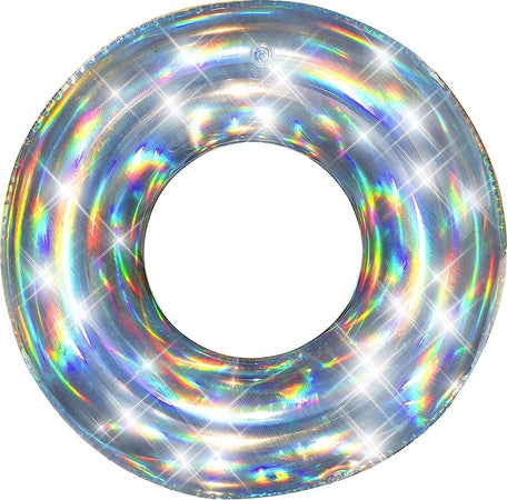 Ciambella Salvagente Gonfiabile Iridescente 107 Cm Mare Spiaggia Piscina 36240 Giochi e giocattoli/Sport e giochi all'aperto/Giochi aquatici e piscine per bambini/Canotti e gonfiabili galleggianti Trade Shop italia - Napoli, Commerciovirtuoso.it