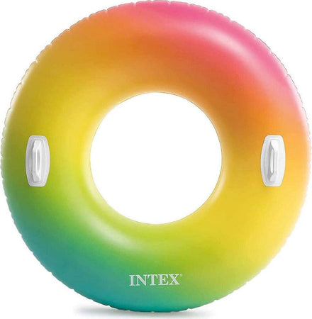 Ciambellone Gonfiabile Galleggiante Piscina Mare Arcobaleno Maniglie 122cm 58202 Giochi e giocattoli/Sport e giochi all'aperto/Giochi aquatici e piscine per bambini/Canotti e gonfiabili galleggianti Trade Shop italia - Napoli, Commerciovirtuoso.it