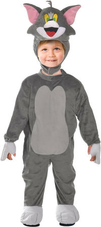 Ciao- Tom Gatto Costume Tutina Travestimento Originale Tom & Jerry Bambino Unisex, Grigio, 11725.1-2