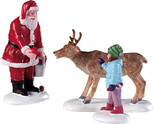 Cibo per la renna‎, personaggi per villaggio di Natale in Poliresina‎ Casa e cucina/Decorazioni per interni/Addobbi e decorazioni per ricorrenze/Decorazioni natalizie/Oggettistica MagiediNatale.it - Altamura, Commerciovirtuoso.it
