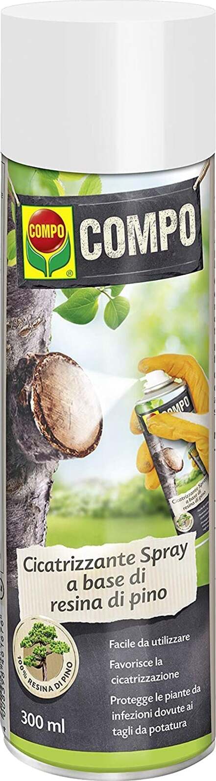 Cicatrizzante spray per innesti e potature da 300 ml per alberi e arbusti a base di resina di pino naturale