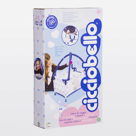 Cicciobello - Travel Bed, Lettino Pieghevole E Salvaspazio Con Accessori, Da Viaggio, Richiudibile E Trasportabile, Dotato Di Giostrina, A Partire Dai 3 Anni, Giochi Preziosi, Ccb26000