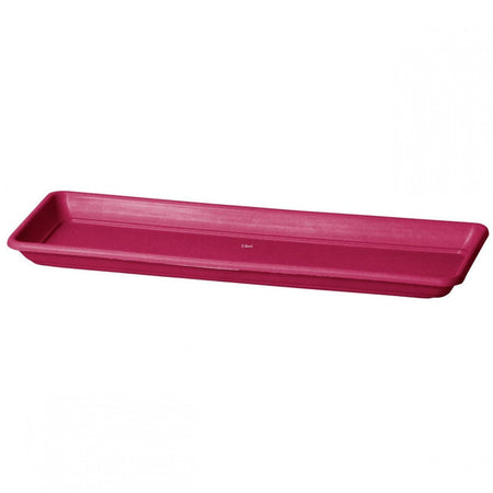 Sottovaso rettangolare "Sottocassetta Basic" per fiori e piante da esterno.