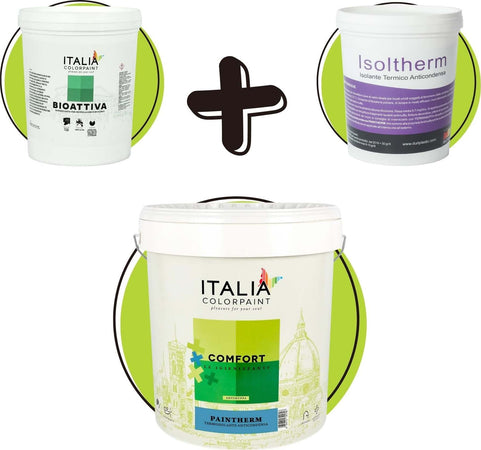 Ciclo Trattamento Muri Antimuffa Isoltherm Fissativo Bioattiva Paintherm Casa e cucina/Detergenti e prodotti per la pulizia/Detergenti per la casa/Prodotti antimuffa Ogomondo - Martina Franca, Commerciovirtuoso.it