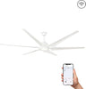CIES XL LED Ventilatore da soffito bianco con motore DC SMART Fai da te/Prodotti per la costruzione/Riscaldamento e raffreddamento/Sistemi mobili di climatizzazione/Ventilatori/Ventilatori da soffitto Led Mall Home - Napoli, Commerciovirtuoso.it