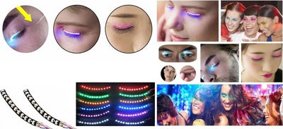 CIGLIE LED LUMINOSE LUCI EYELINER EYELASHES LASHES PALPEBRA CIGLIA FINTE ADESIVE Bellezza/Accessori e strumenti di bellezza/Strumenti e accessori per trucco/Accessori per trucco occhi/Ciglia finte e adesivi/Ciglia finte Trade Shop italia - Napoli, Commerciovirtuoso.it