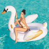 Cigno-Fashion-Luxury-Cavalcabile-Gigante-169-X-169-Cm-Bianco-E-Oro-Isola