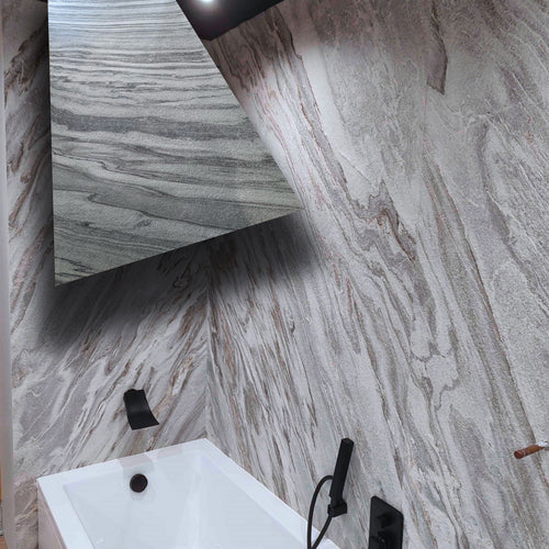 pannello rivoluzionario di Rivestimento interno-esterno in VERA PIETRA flessibile 61x122x0,3cm CILIAN - Eternal Parquet