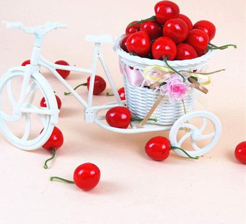 Ciliegia 20 Pezzi Ciliegie Artificiale 6cm Decorazione Frutta Finta Centrotavola Fiori Finti Trade Shop italia - Napoli, Commerciovirtuoso.it