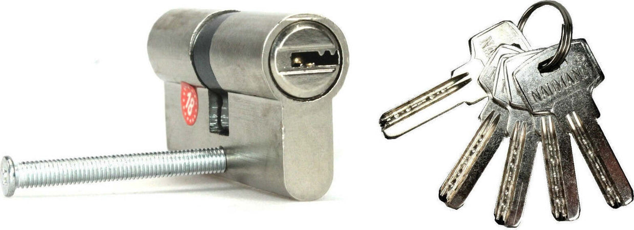CILINDRO EUROPEO SICUREZZA 70MM PORTA SERRATURA 5 CHIAVI LUCCHETTO CATENACCIO  Trade Shop italia - Napoli, Commerciovirtuoso.it