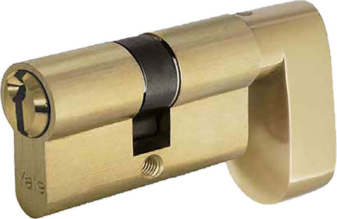 CILINDRO-SAGOMATO-CON-POMOLO-A-GOCCIA-PER-PORTE-BAGNO-mm-30+10+30-70-(35+35)-ottone-Yale