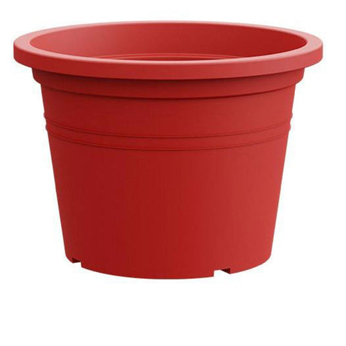 Vaso tondo in plastica Cilindro Basic colorato per giardino piante e fiori